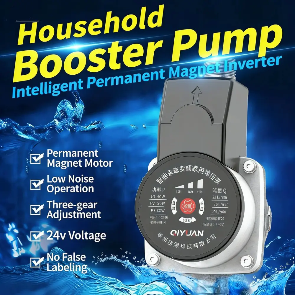 インテリジェント永久磁石可変周波数サイレントブースターポンプ